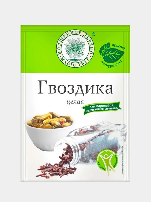 Приправа волшебное дерево гвоздика целая 15г