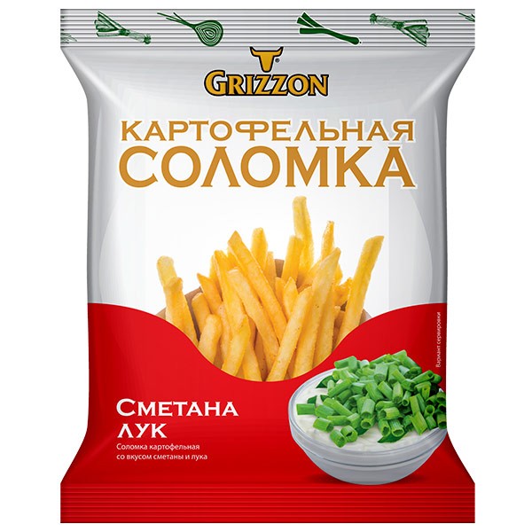 Картофельная соломка ГРИЗЗОН СМЕТАНА/ЛУК 40 гр