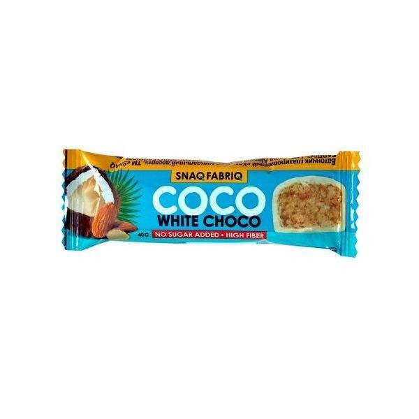 Батончик COCO COCONUT БЕЛ. ШОКОЛАД 40 гр