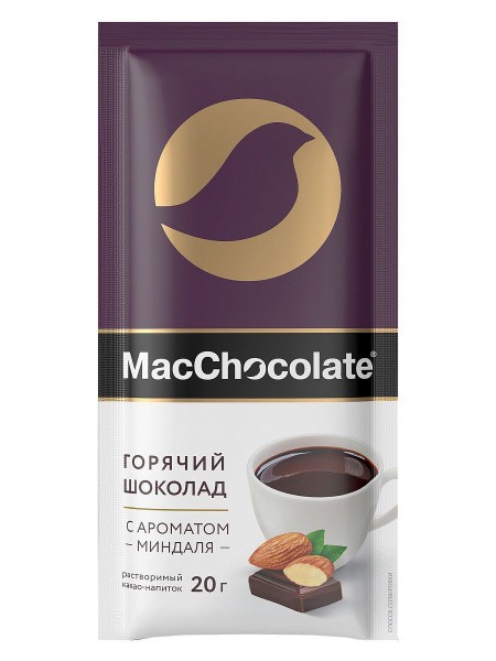 КАКАО МАКШОКОЛАД 20г С АРОМАТОМ МИНДАЛЯ