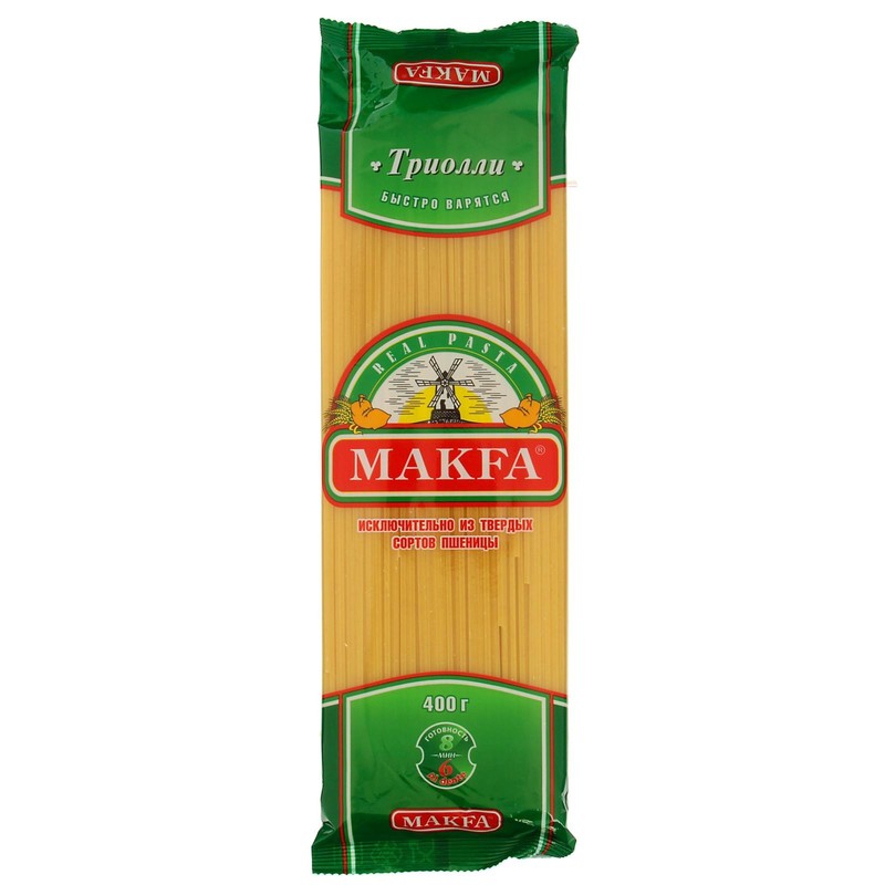 Макаронные изделия макфа вермишель длинная 400г