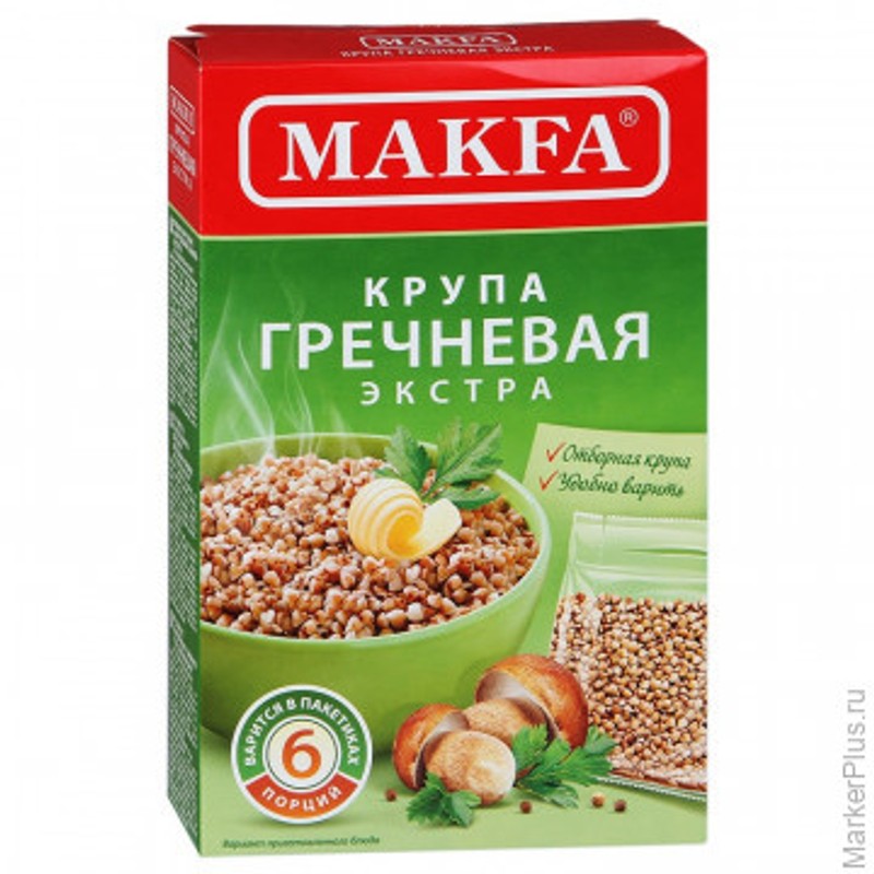 Крупа гречневая макфа 400г ядрица экстра