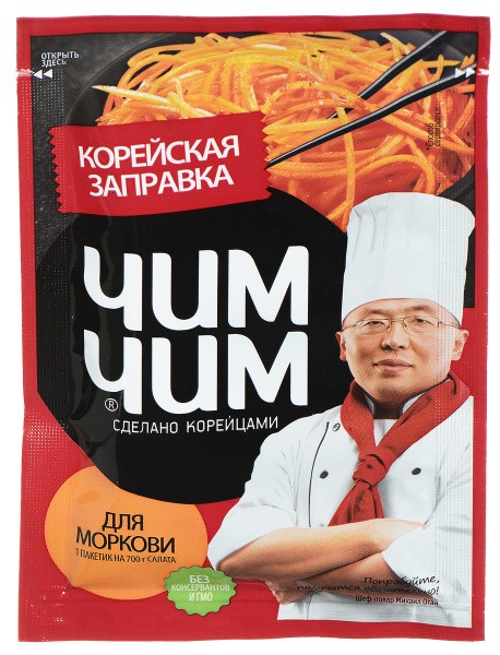 Корейская заправка для моркови чим чим 60г