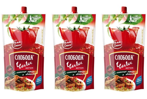 Кетчуп слобода 320г чили