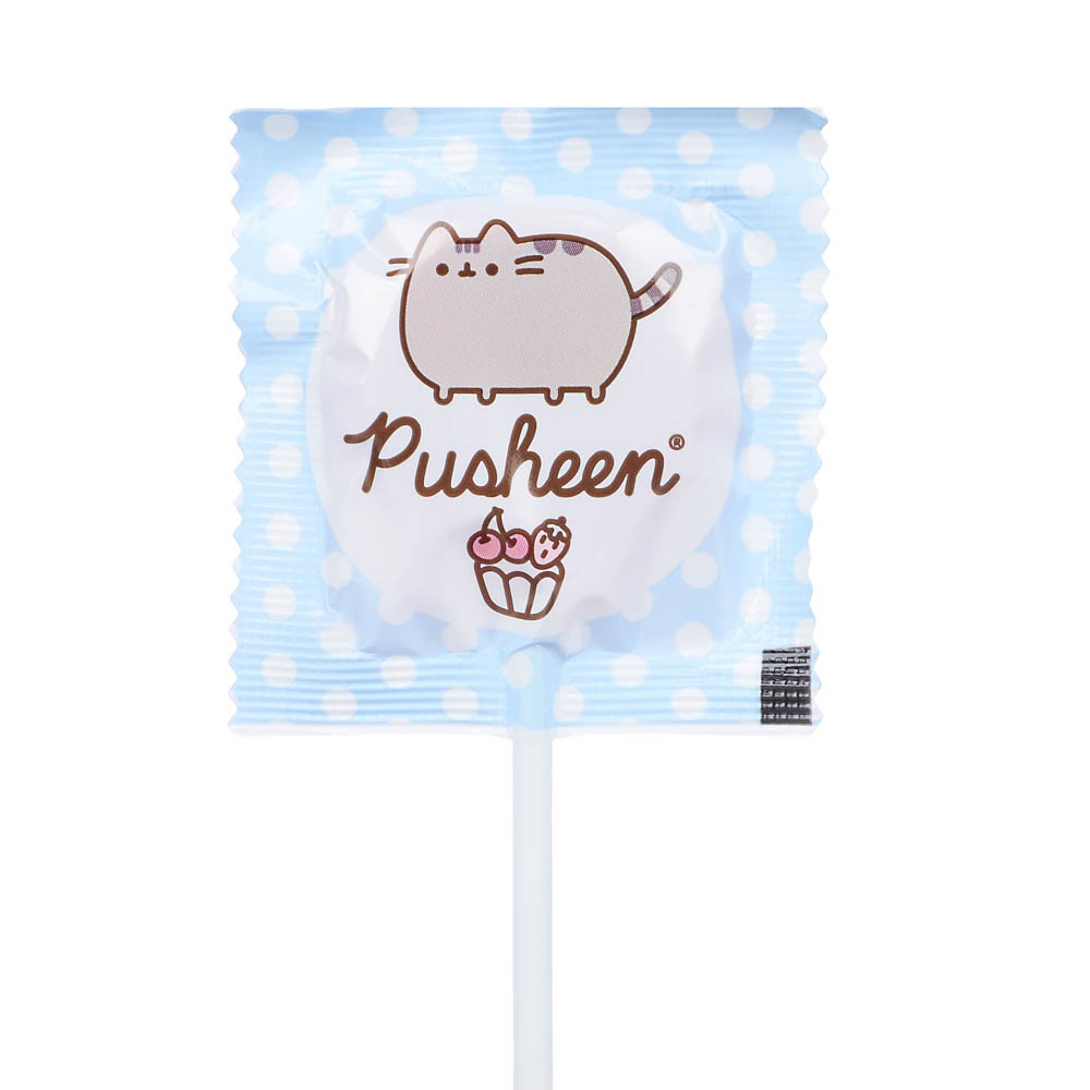 Sweet pops pusheen круглая карамель на палочке 10г