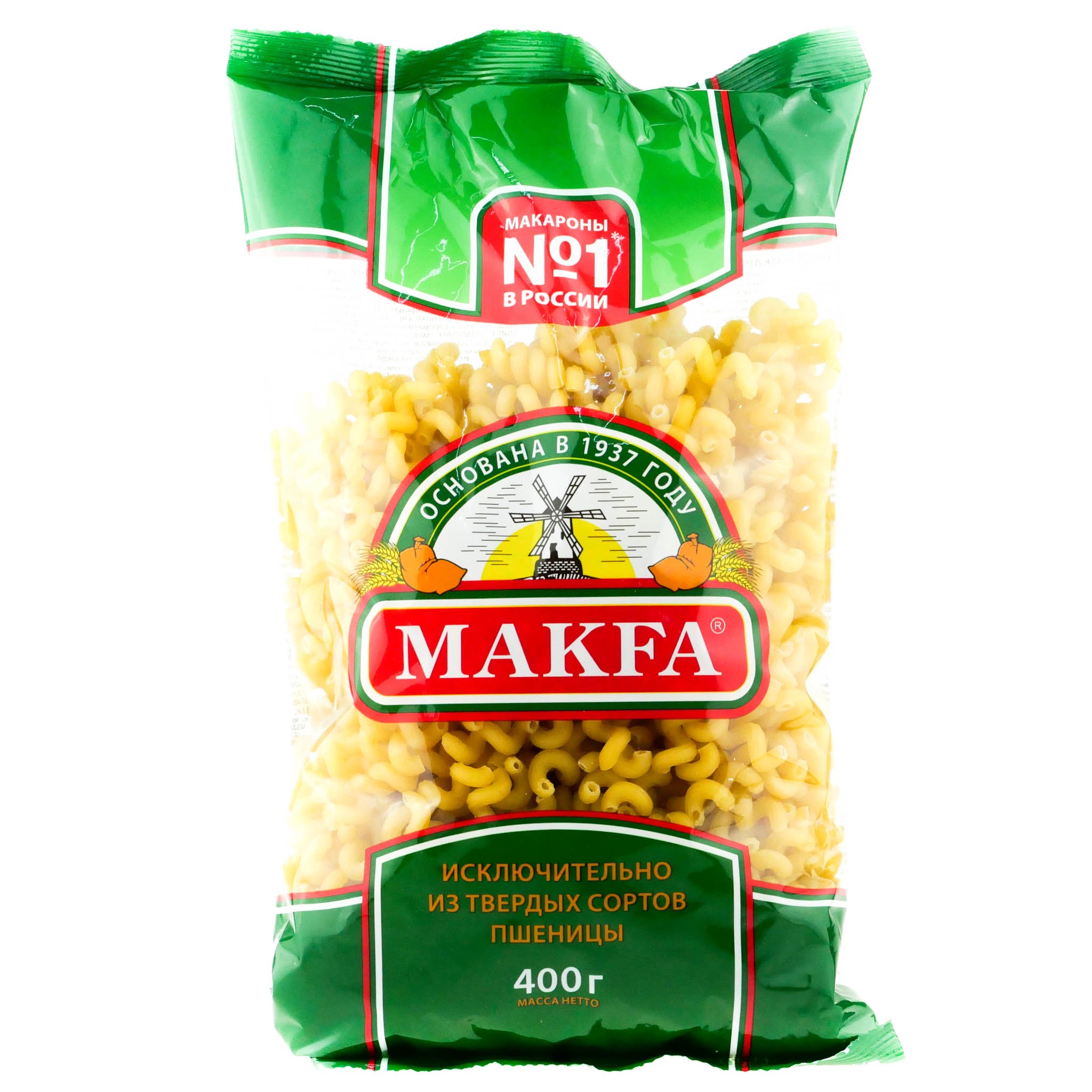 Макаронные изделия макфа витки 400г