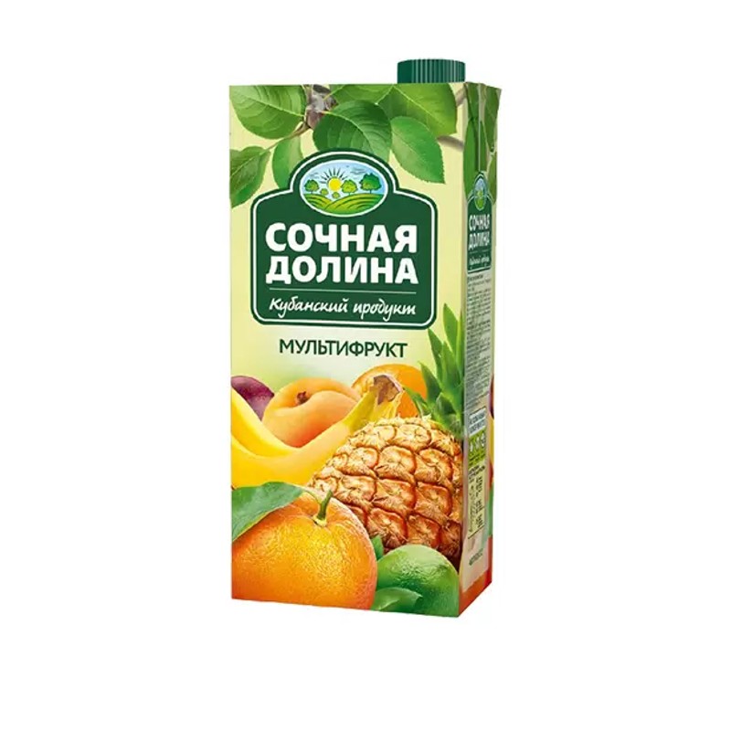 Нектар сочная долина мультифрукт 1,93л