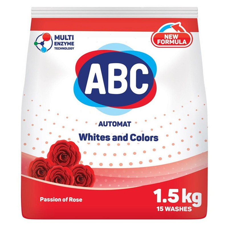 Стиральный порошок abc роза 1,5кг