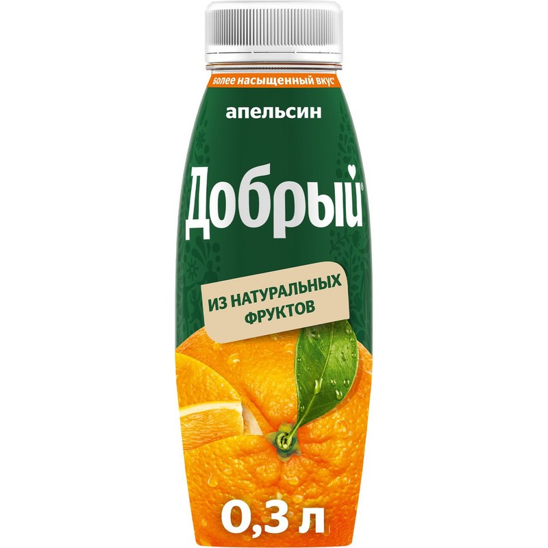 Нектар добрый апельсин 0,3 л пэт