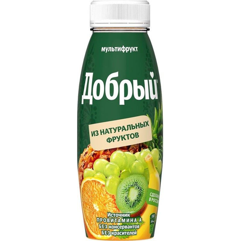 Нектар добрый мультифрукт 0,3 л пэт