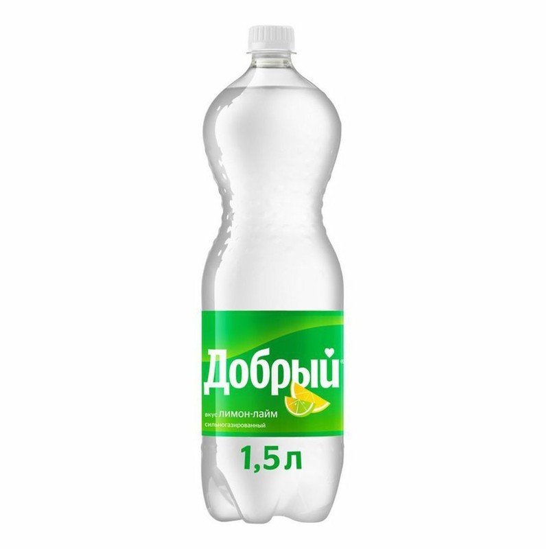 Напиток добрый лимон-лайм газ 1,5л