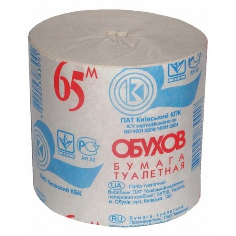 Туалетная бумага обуховъ 65м