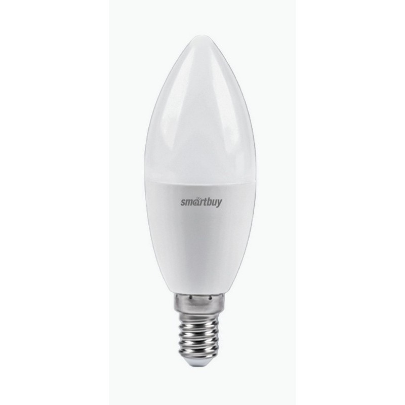 Светодиодная лампа led smartbuy c37can-9,5w /е14