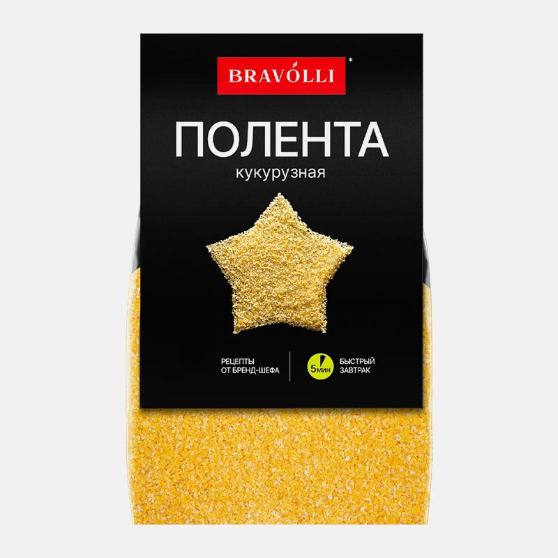 Крупа полента кукурузная браволли 300г
