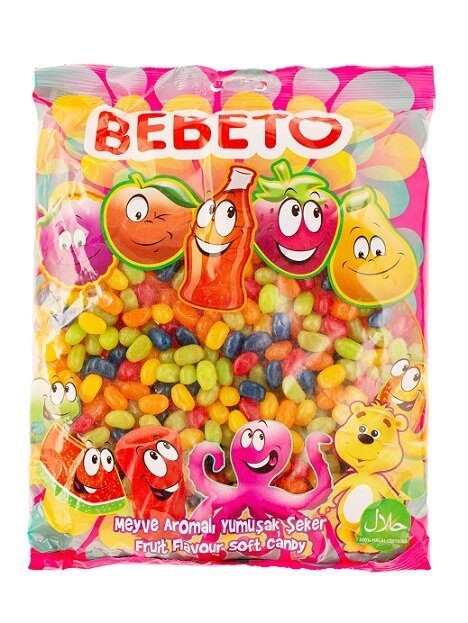 МАРМЕЛАД ЖЕВ БЕБЕТО микс 4 вкусов 35Г ПОДВЕСНОЙ