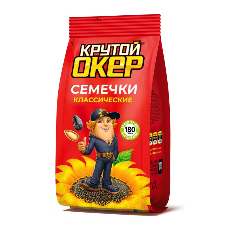 Семечки крутой окер 180г красн