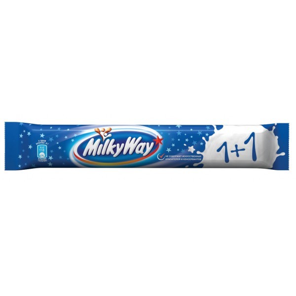 Батончик шок милки вей 52г