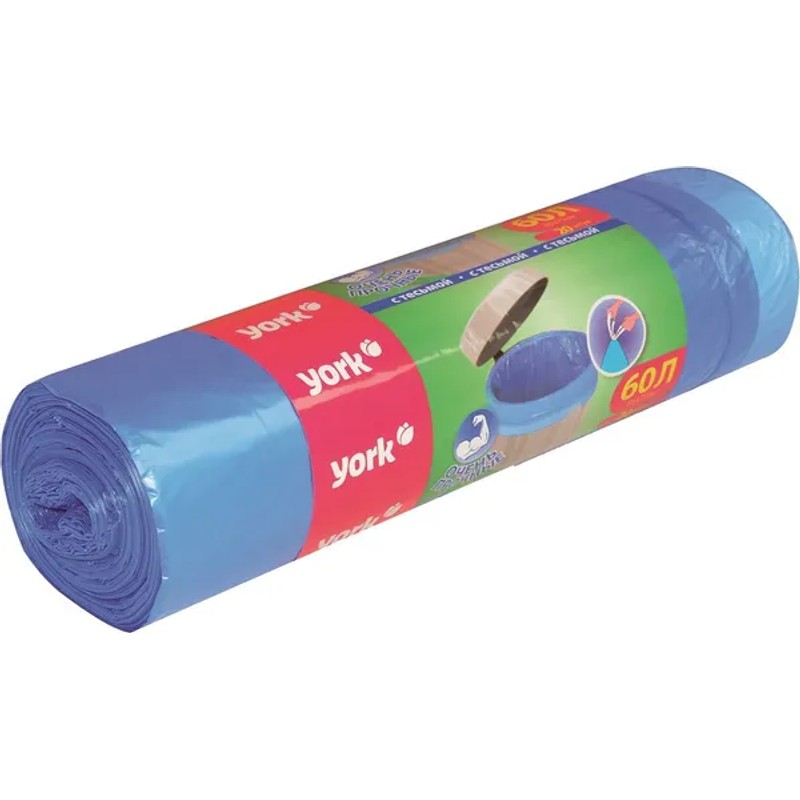 Мешок для мусора йорк 60л шт 902200