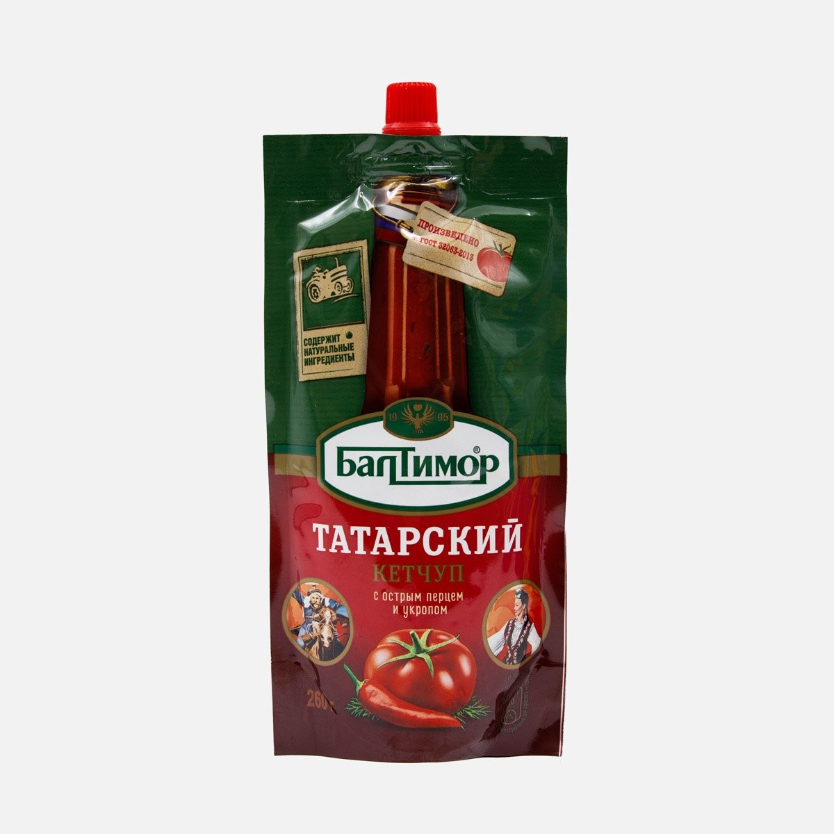 Кетчуп балтимор 260г татарский дой пак