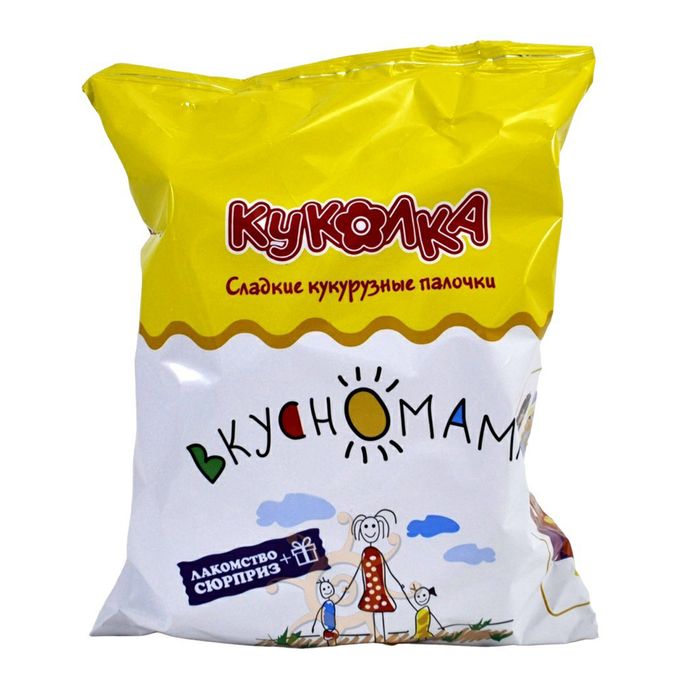 Кукурузные палочки куколка сюрприз 65г