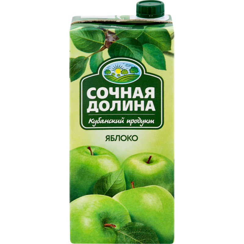 Напиток с/с сочная долина яблоко 0,95л