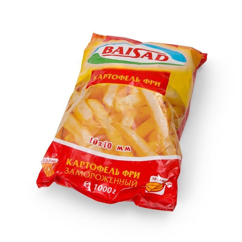 Картофель фри байсад заморож 1кг