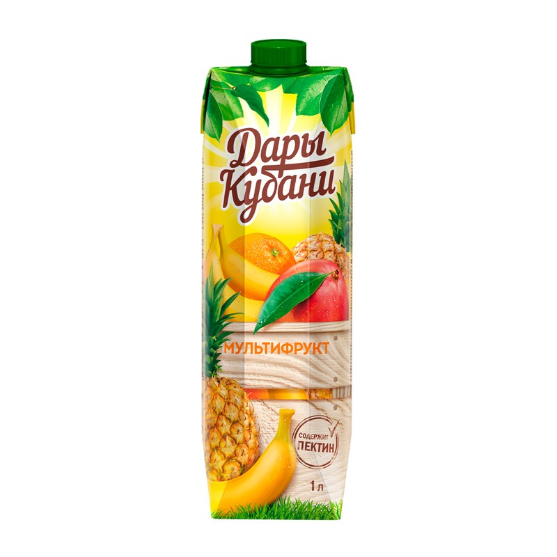 Нектар дары кубани мультифрукт 1л