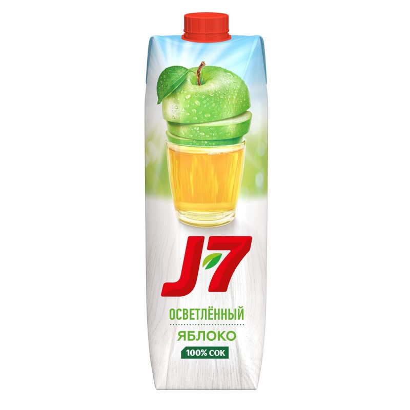 Сок джей севен яблоко зеленое 0,97 л