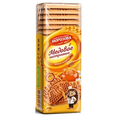 Печенье морозова медовое 430г