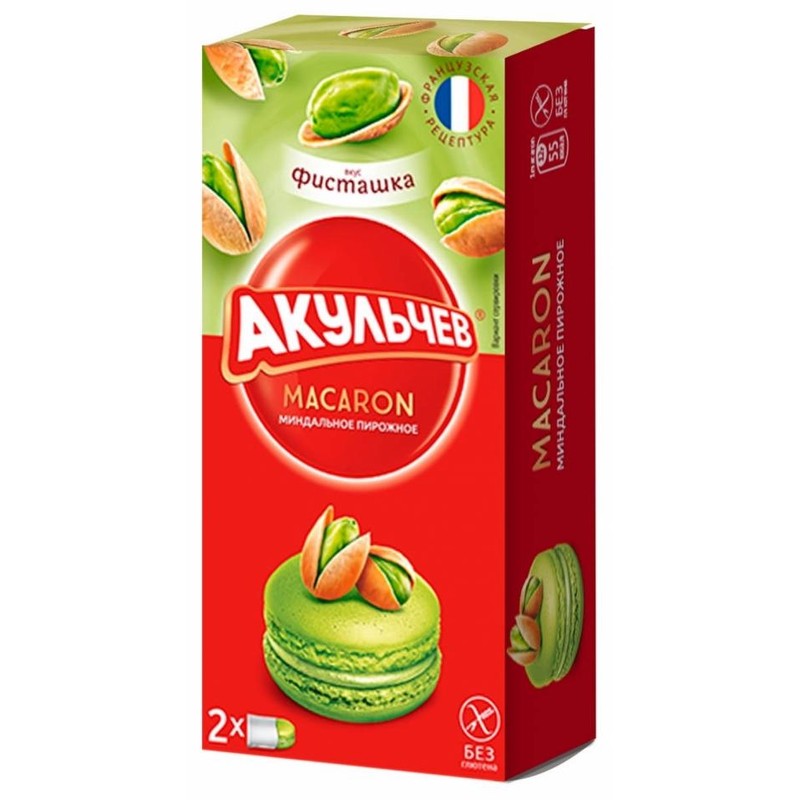 Макарон акульчев фисташка 48г
