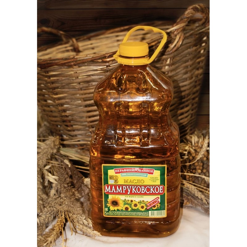 Масло подсолн рафинир мамруковское 3л