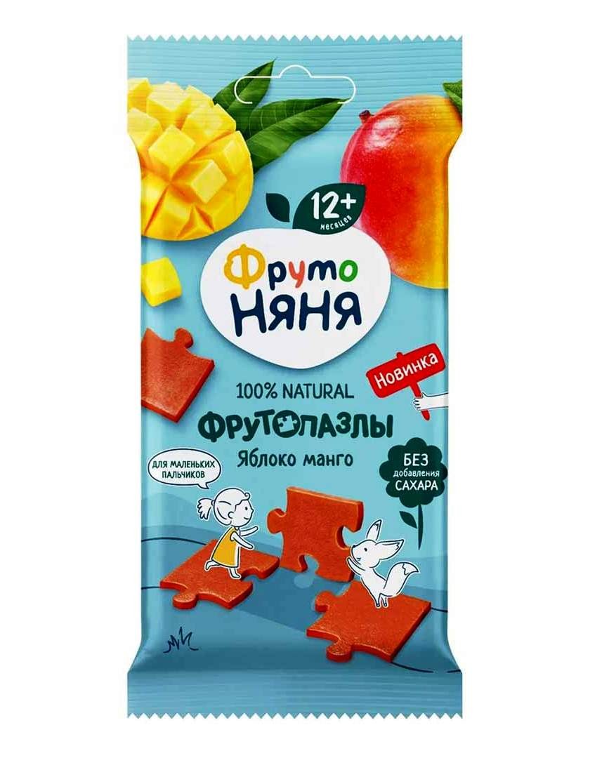 Фрутопазлы фруто няня яблоко-манго 20г