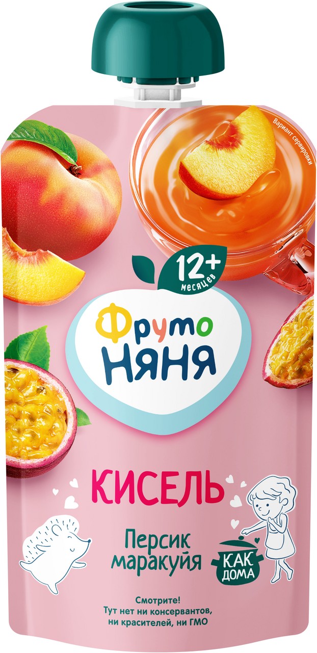 Кисель фруто няня персик-маракуйя 130г