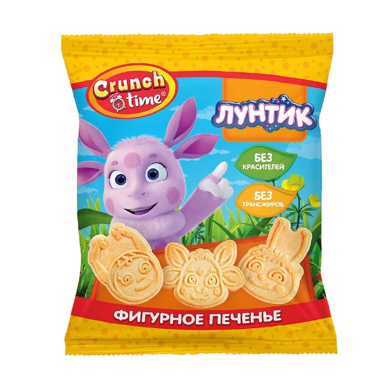 Печенье фигурное кранч тайм лунтик 20г