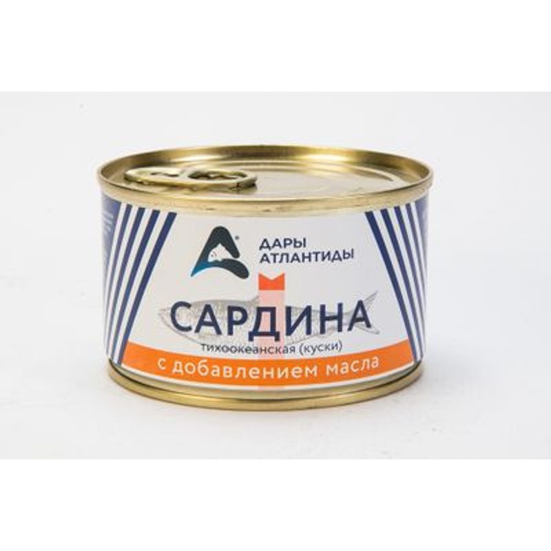 Скумбрия дары атлантиды с доб масла 240г ж/б