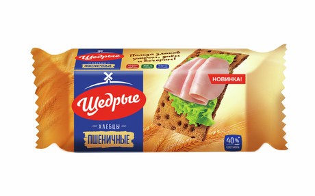 Хлебцы щедрые пшеничные 100г