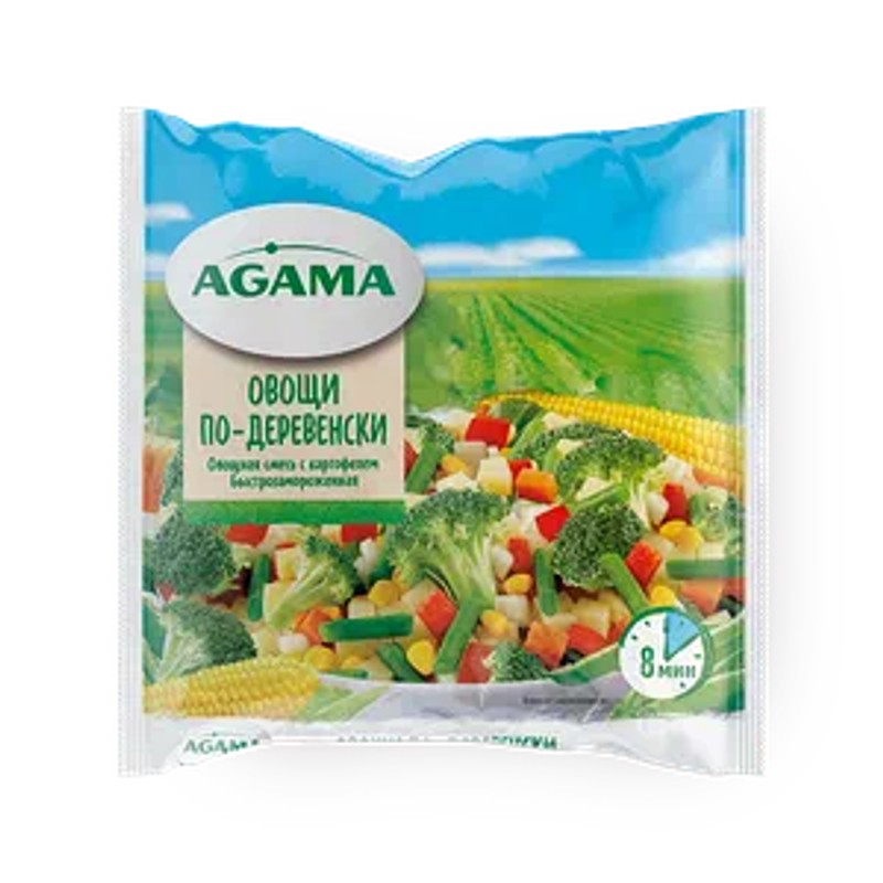 Овощи по деревенски agama 400г 71003588