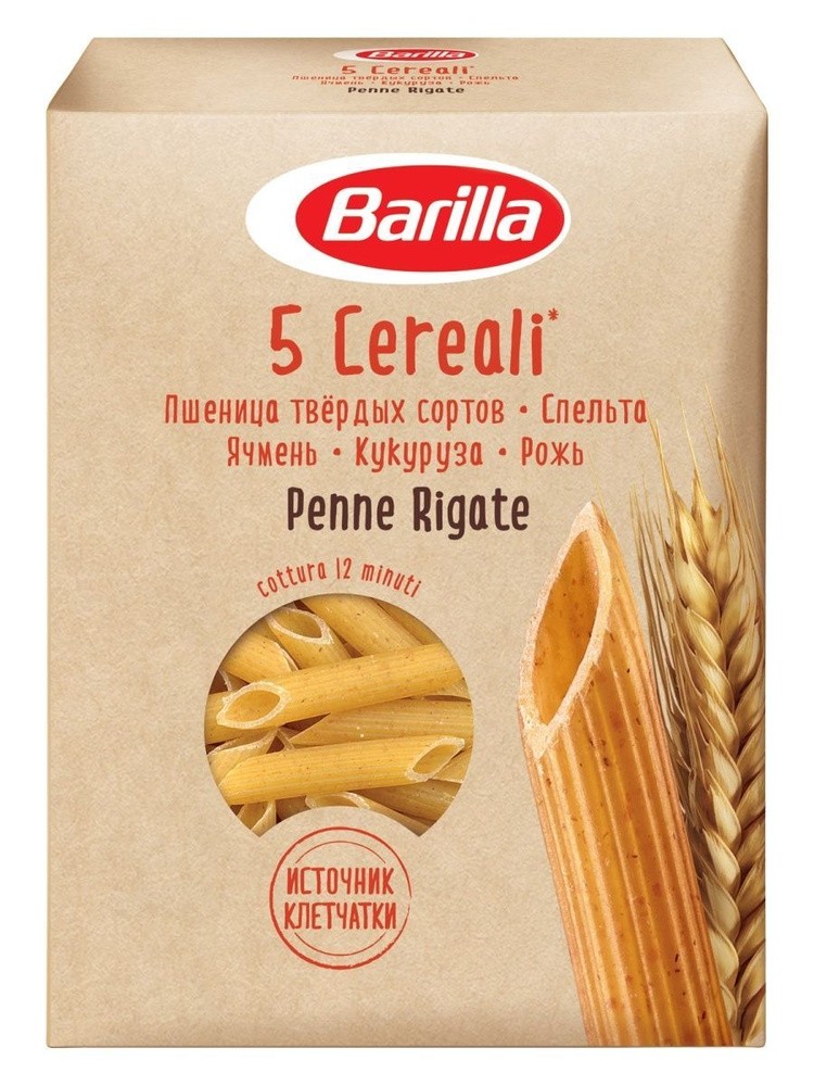 МАКАРОННЫЕ ИЗД BARILLA 5 ЗЛАКОВ ПЕННЕ 450 гр