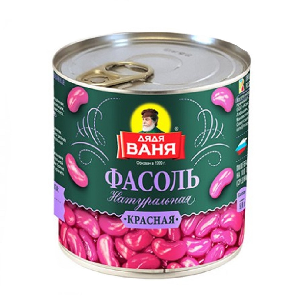 Фасоль дядя ваня красная 400г ж/б