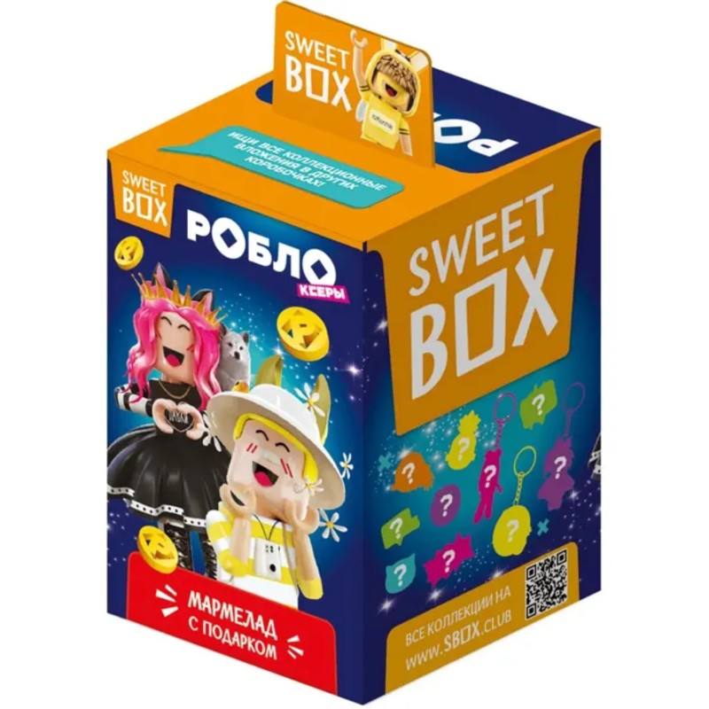 Sweet box роблоксеры мармелад с игрушкой в коробке 10г