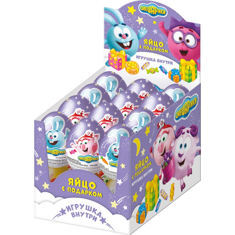 Печенье фигурное кранч тайм смешарики 20г