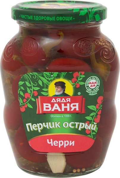 ДядяВаня ПЕРЧИК Острый ЧЕРРИ 350г