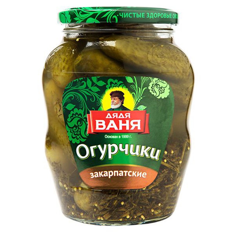 ДядяВаня ОГУРЧИКИ марин Закарпатские 0,680л ст/б 8