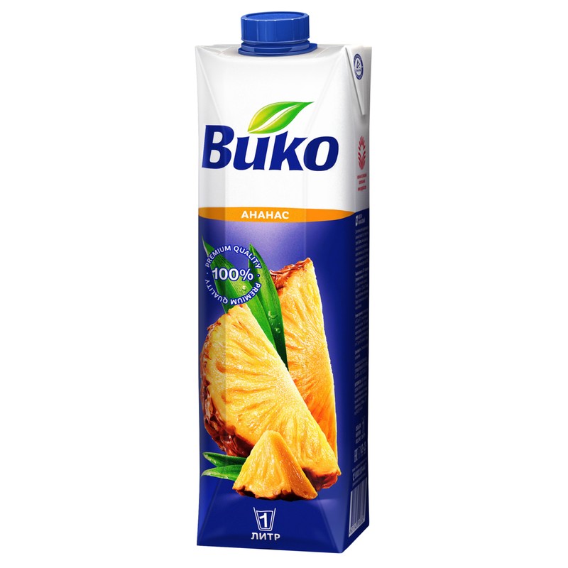 Сок вико банан 1л 12 мес