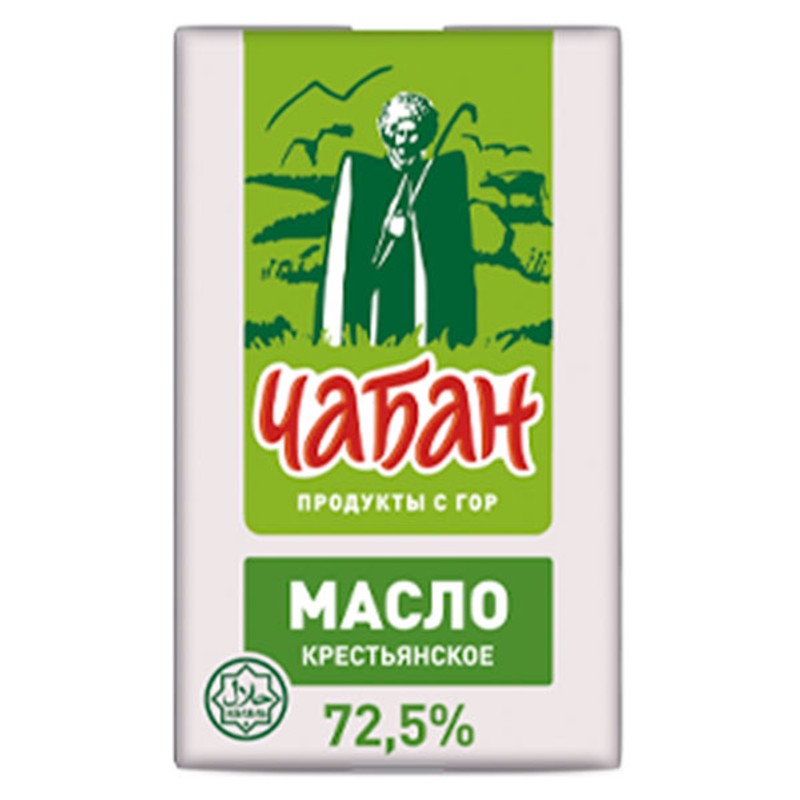Масло сливоч чабан 72,5% 330г крестьянское