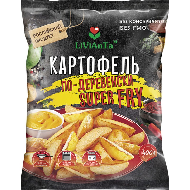 КАРТОФЕЛЬ ПО ДЕРЕВЕНСКИ LiViAnTa 400 Г