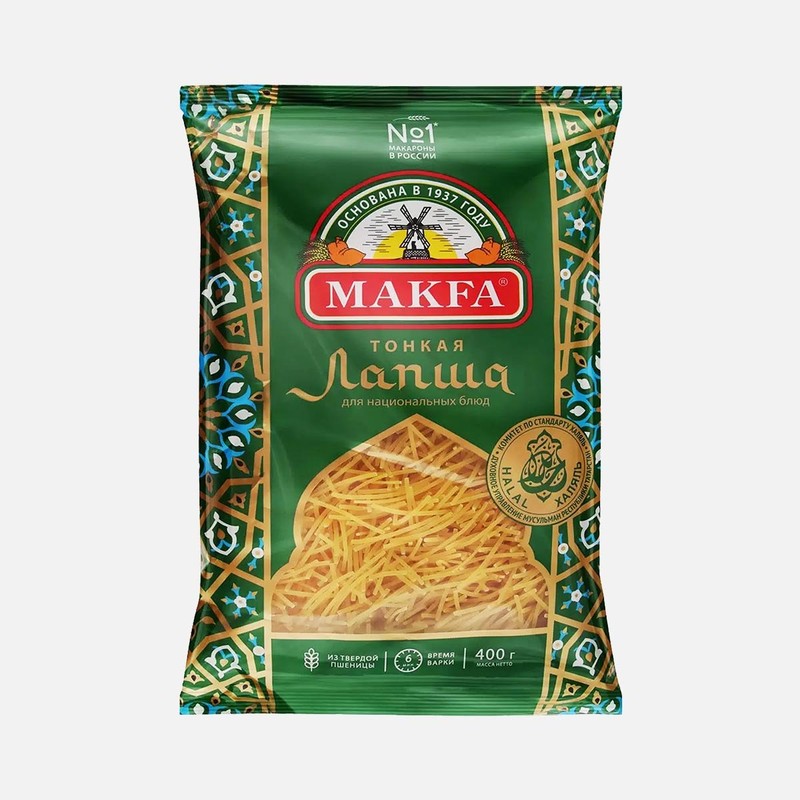 Макаронные изделия макфа лапша для национальных блюд 300г