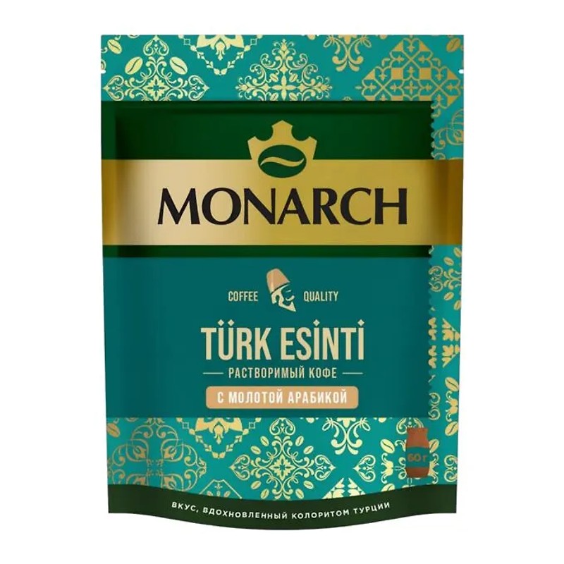 Кофе якобс монарх turk esinti 60г м/у