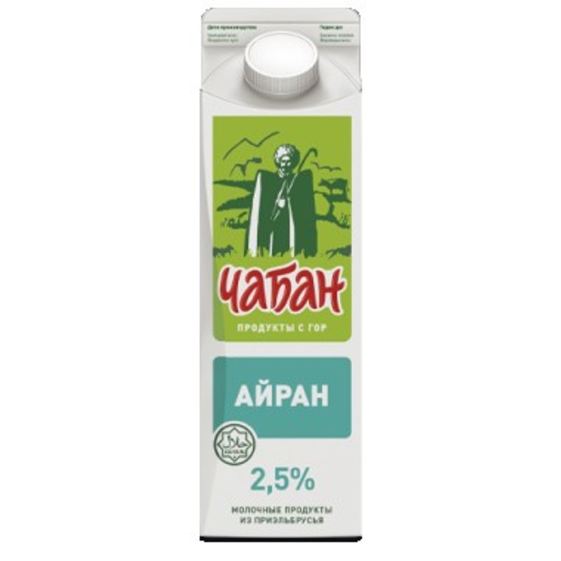 Айран чабан 1% 900г пэт