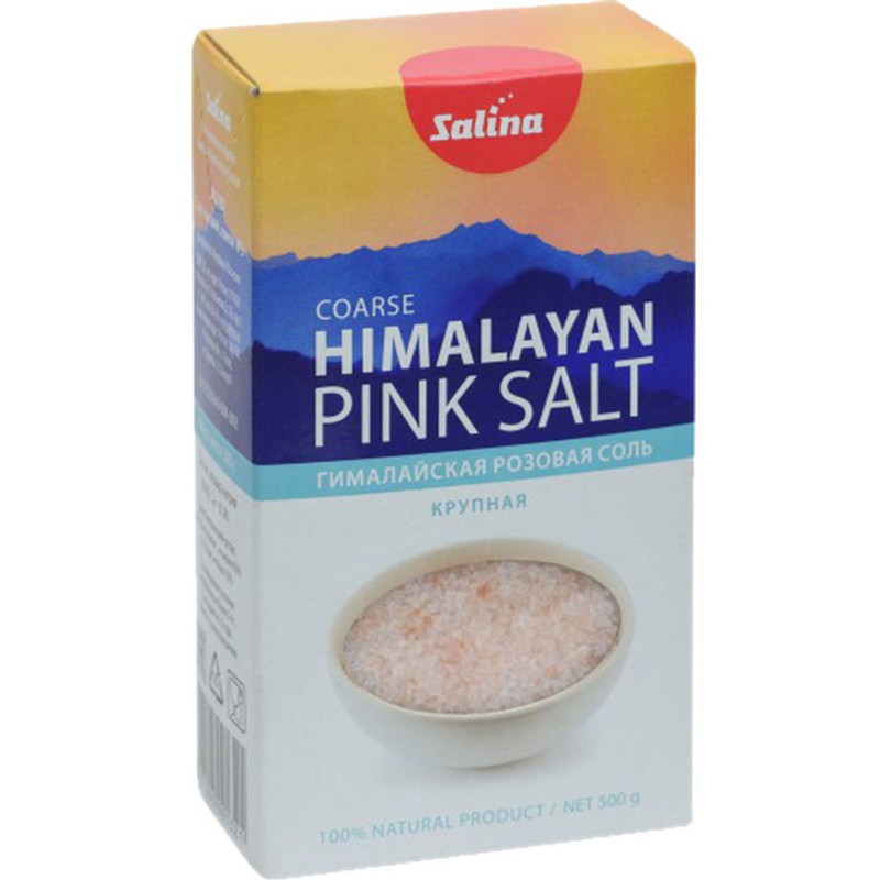Соль salina гималайская крупная 500г